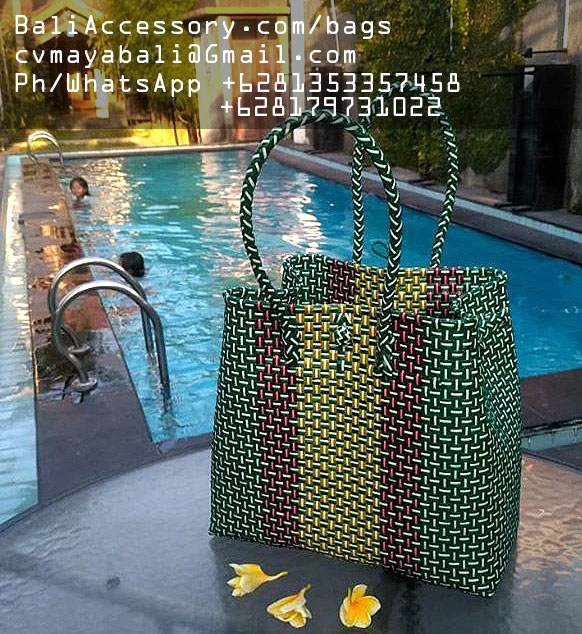 PBAGFN4 Recycled Plastic Shopping Bags from Indonesia