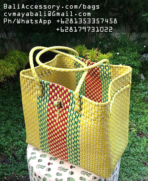 PBAGFN4 Recycled Plastic Shopping Bags from Indonesia