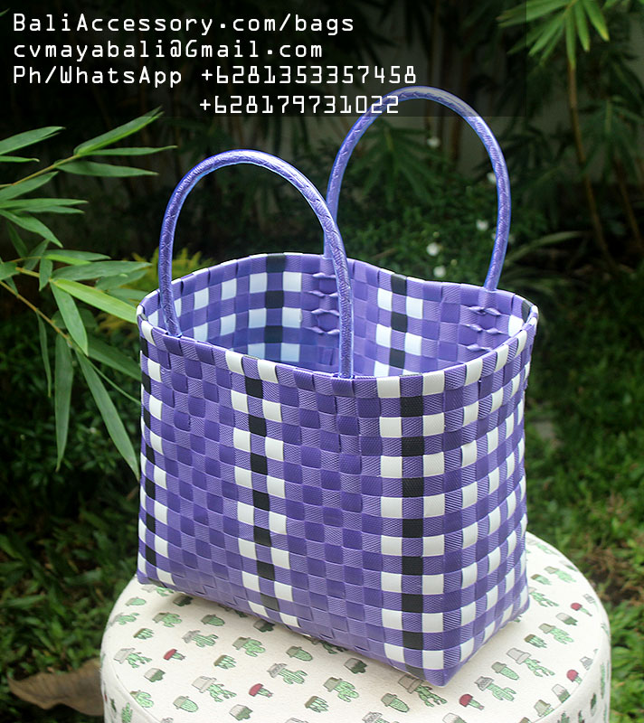 PBAGLSTY3 Recycled Plastic Shopping Bags from Indonesia