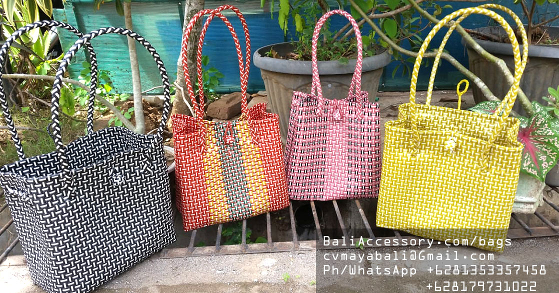 PBAGJL8 Recycled Plastic Shopping Bags from Indonesia